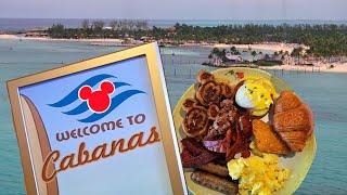 Cabanas | Our Breakfast Experience | Disney Magic Bahamian Cruise | 23rd August 2025