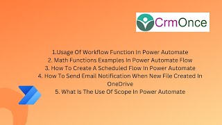 Power Automate Scenarios Workflow Function, Math Function Examples, Create A Scheduled Flow.