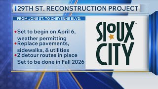 20th St. reconstruction project