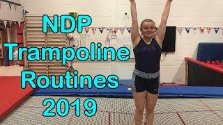 NDP Trampoline Routines 2019 | KTGymnasticsFan
