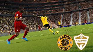 🔴KAIZER CHIEFS vs STELLENBOSCH ⚽ BEETWAY PREMIERSHIP 2025/26 ⚽ Football Gameplay HD PES 2026