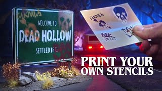 EASY Custom Stencils for Road Signs & Graffiti