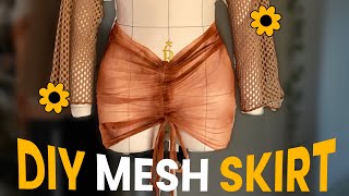 This MESH cover-up skirt will make you look 10/10! 🔥