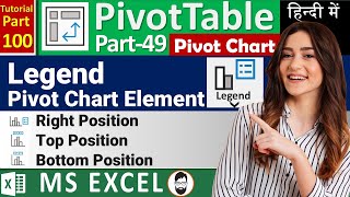 MS-EXCEL-100-How to add Legend in Pivot Chart | Customize legend in PivotChart | Excel Pivot Chart
