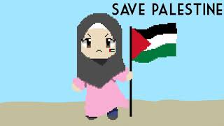 Save Palestine (Loop) | Flipaclip and pixel studio
