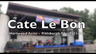 Cate Le Bon (compilation) - Hartwood Acres Park - Pittsburgh, PA - 7/21/19