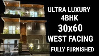 V212 || 4 BHK Luxury Villa for Sale in Indore | 30x60 West Facing
