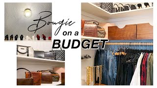 DIY Walk-In Closet Makeover on a Budget + Tour | Storage and Organization Hacks to Maximize Space