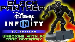 Black Pranther Disney Infintiy 3.0 Unboxing PC Code Giveaway By DisneyToyCollector