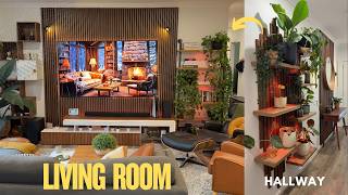 The PERFECT Modern Living Room & Hallway Setup Tour