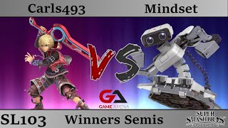 Carls493 (Shulk) vs AF |GA | Mindset (ROB) - Winners Semis: SmashLAN'd 103