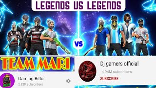CLASH SQUAD 4V4 MATCH TAEM MARI VS TAEM DJ OFFICIAL 😲😲