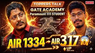 AIR 1334 ➡️ 🏃‍♀️‍➡️ AIR 317 (EE) 🔥GATE 2026 | GA Paramount 1111 | Raja Ram #gate2026