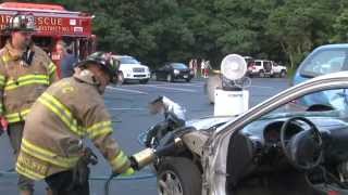 Basic Extrication Drill at the Union Fire Company, Titusville, NJ