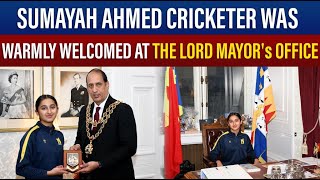 Sumayah Ahmed from Walmley Cricket Club was warmly welcomed at Birmingham City Council | WNTV | UK