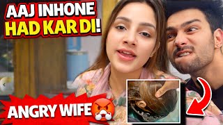 Husband Try To IRRITATE His WIFE 😱| SHE GOT SO ANGRY! @tusharshrutivlogs 