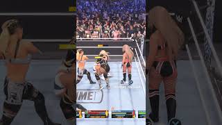 WWE 2K25 - Thea Hail signature moves on Nikkita Lyons [Bloodline Rules] Elimination Chamber #Short