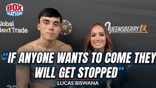 Lucas Biswana Reacts After EXPLOSIVE First Round Knockout