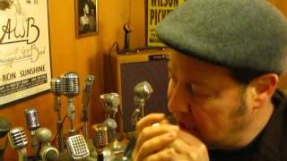 1960s Calrad DM-88 Hi-Z Dynamic Vocal Harp Mic