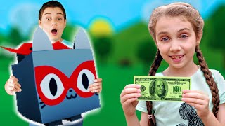ROBLOX PET SIMULATOR IN REAL LIFE MY CAT MAKES MONEY Pet Simulator X