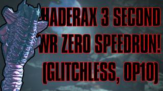 I Speedran Haderax Faster Than It Takes To Say "World Record"