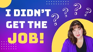 Why Are They Not Offering Me The Job?? #jobs #interviewing #career