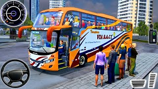 Real City & Offroad Coach Bus Driving 3D - Passanger Trasport Bus Simulator : Android Gameplay 