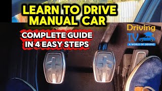 Learn To Drive Manual Car In 20 Minutes In 4 Steps | A Complete Guide Manual Car Drive
