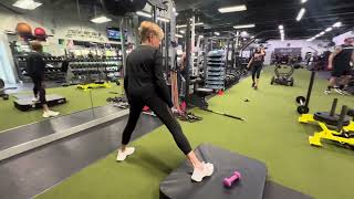 Box Elevated Lateral Lunge Demo