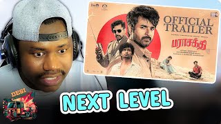 Parasakthi - Trailer REACTION | Sivakarthikeyan | RaviMohan | Atharvaa | Sreeleela | Sudha Kongara|