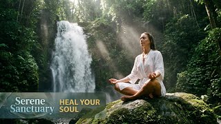 Remove ALL Negative Energy: 432Hz Healing Sounds & Waterfall White Noise