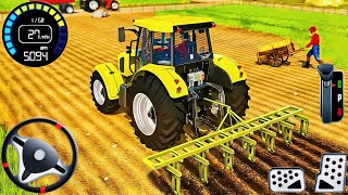 🔥 New Large Tractor Farming Gameplay 🚜 – Android Gameplay