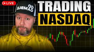 TRADING NASDAQ FUTURES LIVE! HUGE GIVEAWAY!!! 50K RAPID MY FUNDED FUTURES ACCOUNT!