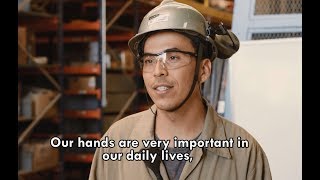 Watch as Kinross Gold employees get a special surprise when discussing hand safety