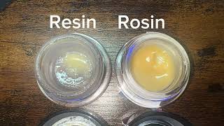 Live rosin vs Live Resin close up #live #Rosin #Resin 