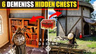 Demeniss Hidden Chests - Royal Guard Shield, Helfryn Cloak & More | Crimson Desert Guides