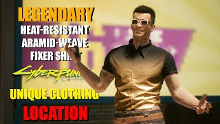 Cyberpunk 2077 - Unique Clothing - Heat Resistant Aramid Weave Fixer Shirt