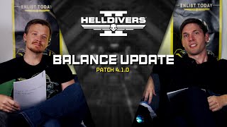 Helldivers 2 Patch Notes - Patch 4.1.0