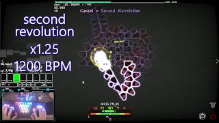 [lvl.18+][ADOFAI Custom Clear][x1.25] Cansol - Second Revolution (map by pinball)
