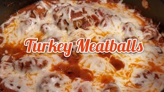 Turkey Meatballs made on the stove-top