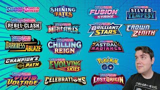 Opening Every Pokemon Sword & Shield Booster Pack!!!