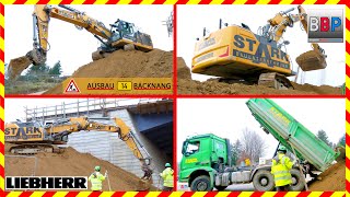 LIEBHERR R 926 VA, R 928 VA, Mercedes Kipper, B14 Backnang, Dezember 2025.  #liebherrrbagger
