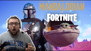 MANDALORIAN IN FORTNITE! - BATTLE PASS REACTION AND FIRST SOLO GAME!