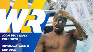 Josh Liendo Shatters 100m Butterfly World Record with 47.68!