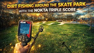 Live hunt at the skate park with the Nokta Triple Score.