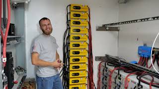 😮 12x EG4 Chargerverter 5000's - 48v 1200A Battery Charging System!