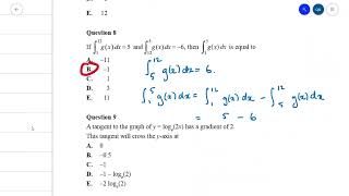 VCAA 2018 Methods Exam 2 Multiple Choice Solutions