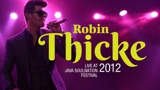 Robin Thicke "Lost Without You" live at Java Soulnation Festival 2012