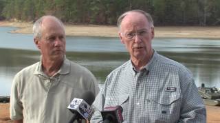 Governor Visits Lake Purdy with Drought Update
