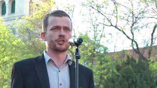 SLOVENSKÁ HYMNA - PROTEST ZA PREDČASNÉ VOĽBY - BRATISLAVA - 27.4.2018
